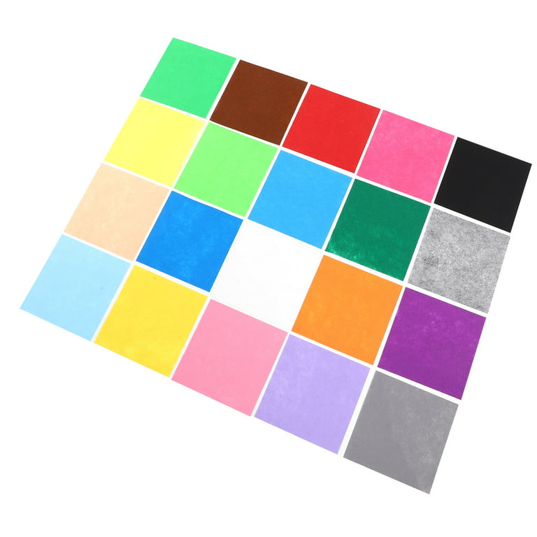 TSV 42pcs 1.5mm Thick Soft Felt Fabric Sheet Color Felt Pack, 6'' x 6'' DIY  Craft Sewing Squares Nonwoven Patchwork