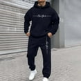 thumbnail image 2 of SGMVNU Sweat Suits Men Track Suits Jogging Suit Sweatsuits Sets 2 Piece Set Men's Outfit Clothing Hoodies Sweatpants with Pocket(Dark Blue, 3XL), 2 of 4