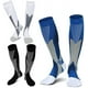 thumbnail image 1 of 3 pares de calcetines de compresión deportivos médicos para hombres, calcetines para correr para tratar el edema de venas varicosas diabéticas Adepaton WMPH-782-2, 1 of 8