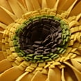 thumbnail image 5 of Vorkoi 3D Sunflower Handmade Throw Pillow Covers Decorative Floral Pillowcases Cushion Covers for Couch Living Room Home Decor Creamy 18x18 In, 5 of 14
