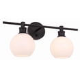 thumbnail image 1 of Aplique de Pared Collier de 2 Luces Negro Esmerilado, 1 of 5