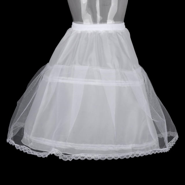 Enagua de crinolina para niña de , vestido de baile, enaguas cortas, enaguas, de aro para fiesta, regalos para 55cm perfecl Enaguas Crinolina