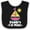 Black and White, variant on Inktastic Daddys First Mate Girls Nautical Sailboat Girls Baby Bib