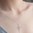 thumbnail image 4 of Infinity Cross Necklace for Women 14K Gold Plated Cubic Zirconia Faith Pendant Necklaces Simple Diamond Jewelry Gifts, 4 of 4