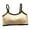 Beige, variant on OSOLU Toddler Back Double Mesh Bras For Girls Teen Girls Sports Bras Comfort Soft Solid Color Bras Baby Breathable Dailywear, 6-15 Years