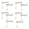thumbnail image 3 of Phenofice 10pcs Lamp Pull Chain Replacement Ceiling Light Pull Cord Golden for DIY Projects, 3 of 6