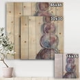 thumbnail image 3 of Designart 'Fractal Purple Starting Over I' Modern Geometric Print on Natural Pine Wood, 3 of 3
