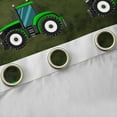 thumbnail image 4 of Feelyou Green Tractor Child Blackout Curtains Set of 2 (52x84 Each), Cartoon Vehicle Print Window Curtains, Rustic Excavator Curtains and Drapes, Curtains and Drapes Room Decor, 4 of 6