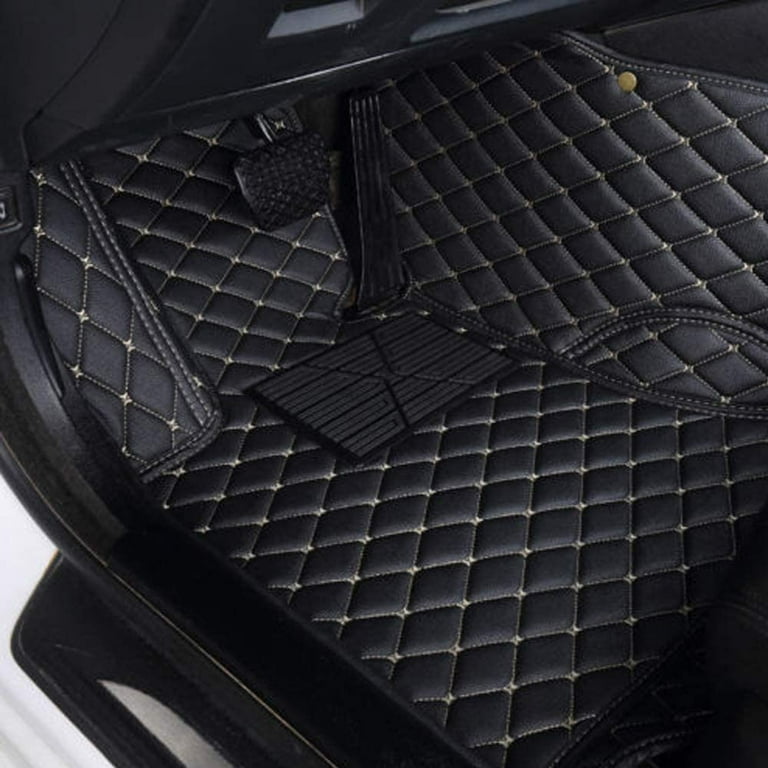 Diamond Stitched Car Floor Mat