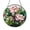 Acrylic 3.5 Inch, variant on Lotus Pond Stained Glass Style Suncatcher Window Hanging, Pink Lotus Water Lily Floral Decorative Window Panel, Botanical Inspired Glass Style Art Decor, Elegant Garden Theme Window Ornament