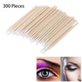 thumbnail image 1 of 300Pcs Wooden Handle Cotton Swab Tattoo Supplies Cotton Swab Makeup Cosmetic Sticks For Makeup Eyebrow Tattoo Assistant, 1 of 4