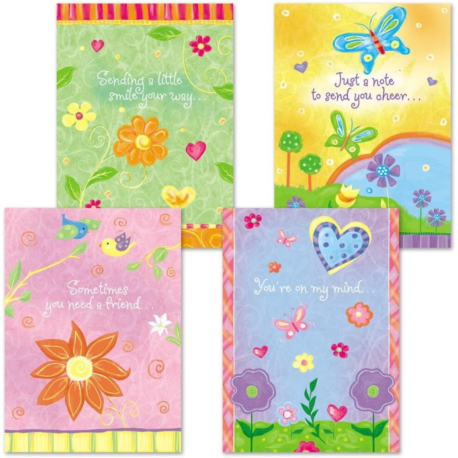 Thinking of You Religious Greeting Cards Value Pack Set of 8 (4