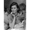 thumbnail image 2 of Lange, Dorothea 25x32 White Modern Wood Framed Museum Art Print Titled - Migrant Mother, 2 of 4