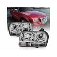 thumbnail image 5 of APA Replacement Head Light for 2005 2007 Chrysler 300 2.7L 3.5L Engine Halogen Type without Delay Option PAIR Passenger Right and Driver Left Side CH2519111 CH2518111, 5 of 7