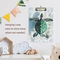 thumbnail image 2 of ALAZA Plastic Clipboard A4 Letter Size Decorative Clipboards for Students Women Men 9" x 12.5" Turtle in Sea, 2 of 6