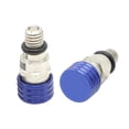 thumbnail image 2 of 2 piezas M5 0,8 mm Horquilla de purga de aire Presión para Moto Durable Azul, 2 of 6