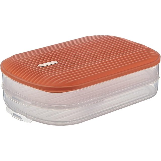 HUGFEGWE Boîte à Raviolis à 3 4 Couches Conteneur de Stockage Alimentaire Conteneur de Stockage d'Œufs pour Réfrigérateur CJB91-58360