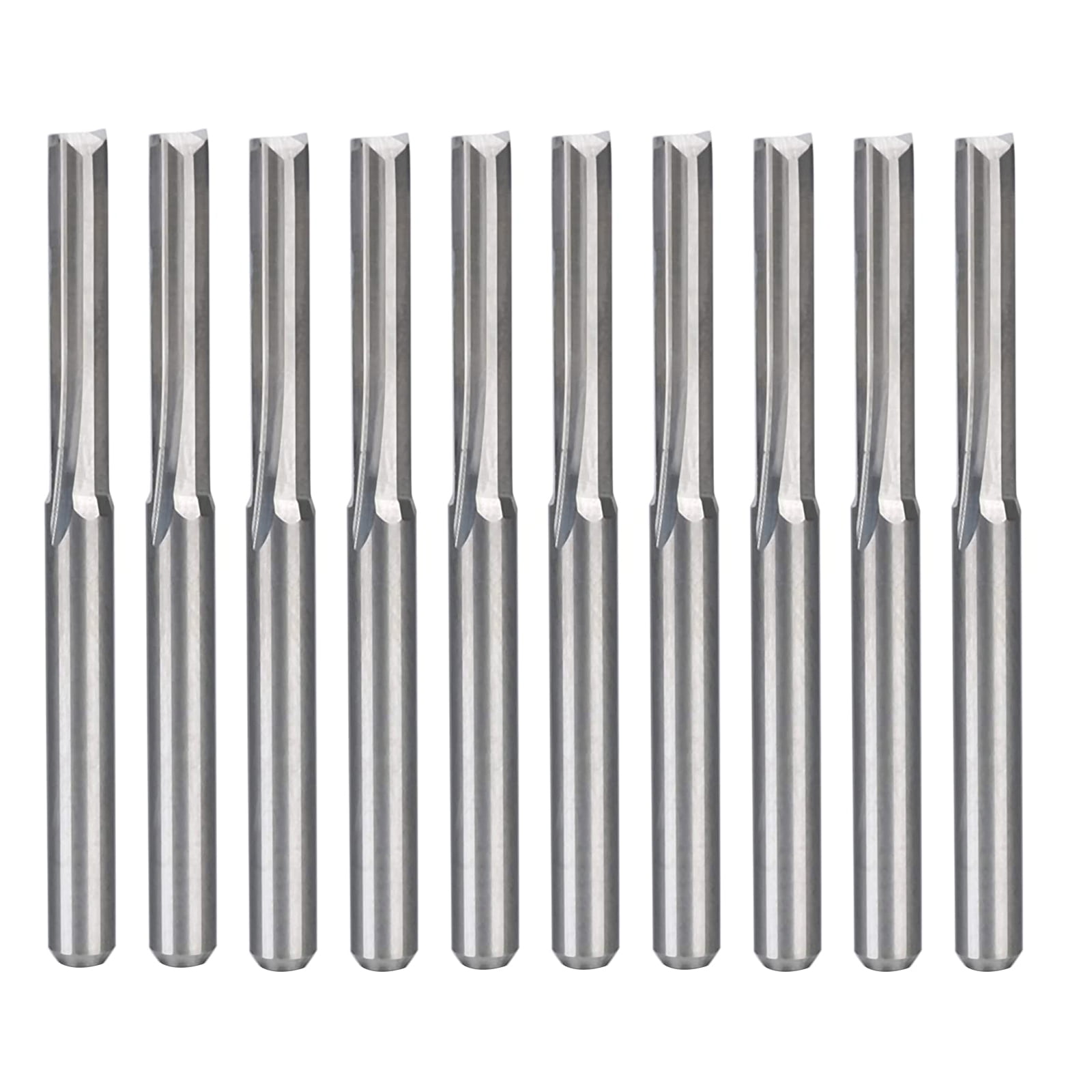 Sizes Two Flutes Straight Router Bits End Mill Slotting Milling Cutter Woodwork 