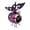 Light Purple, variant on Brixlen Green Solar Wrought Iron Bee Hanging Light, Waterproof LED Garden Ornament Lamp, Solar Powered Hanging Decor for Yard Patio Porch Tree Outdoor Decorations