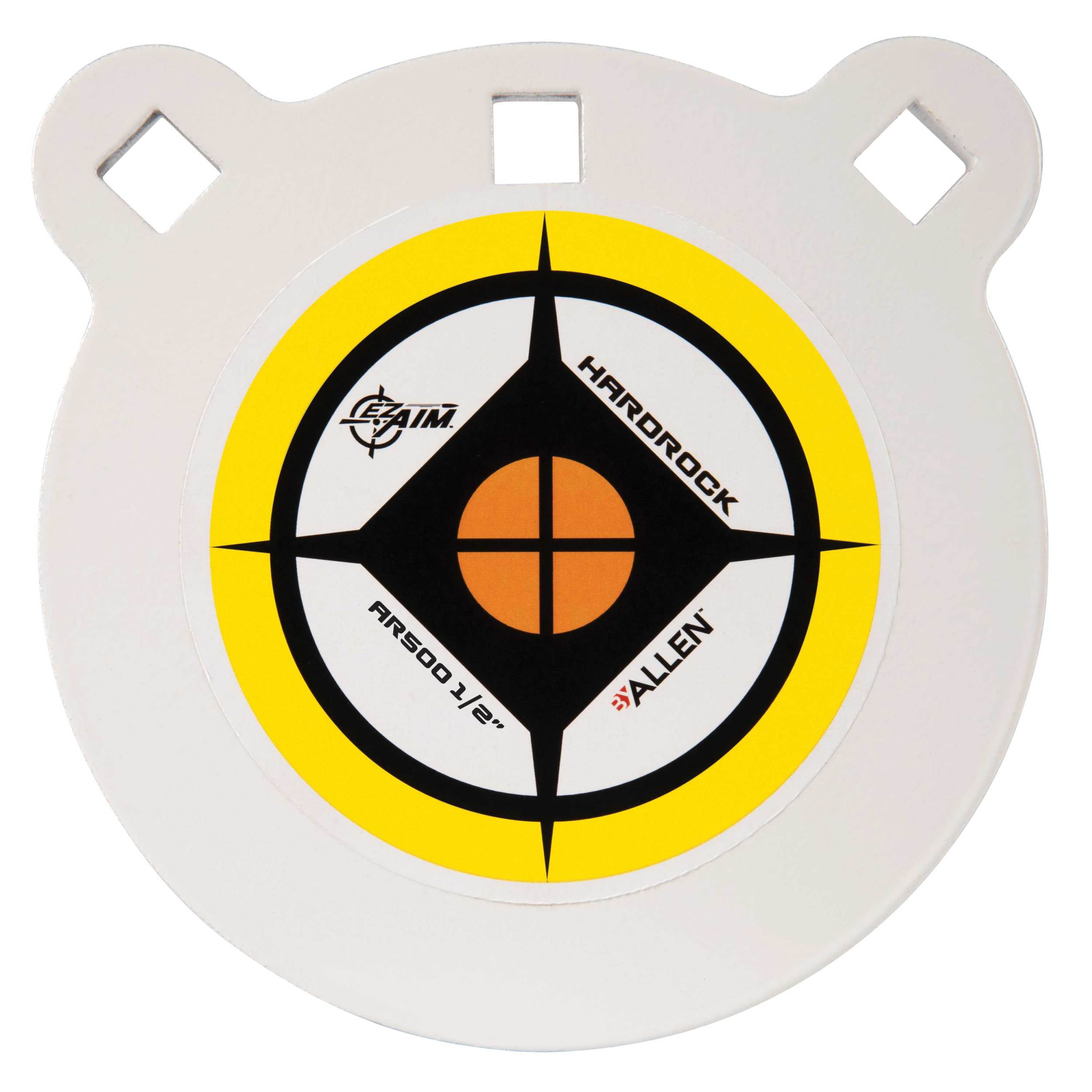 Set of 3 AR500 Steel Target Gong 1/2" x 6" Painted Black Shooting Practice Range 