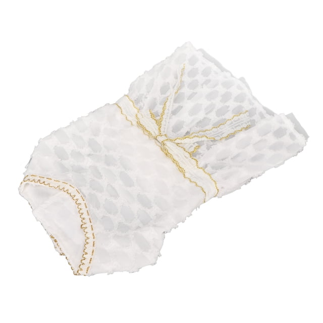 Princesse Robe de Chien, Robe d'Arc de Chien Confortable Léger Blanc Respirant pour les Tenues pour Animaux de Compagnie XS, S, M, L, XL