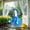 166#Blue, variant on Porch Goose Floral Dress Umbrella Outfit Set Garden Statue Clothing 23 Inch Goose Costume Outdoor Patio Lawn Yard Spring Summer Seasonal Decoration Display Cute Garden Yard Art Gift Idea