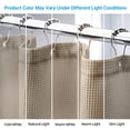 thumbnail image 2 of Cortina de ducha AmazerBath con estampado de gofres, 91 x 183 cm, 240 g/m², 2 of 8