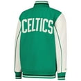 thumbnail image 3 of Youth Mitchell & Ness  Kelly Green Boston Celtics Full-Snap Varsity Jacket, 3 of 3