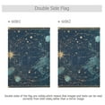 thumbnail image 4 of Yayeee Garden Flag 12" x 18" Double Sided Outdoor Yard Lawn Holiday Decorations, Dark Star Map, 4 of 6