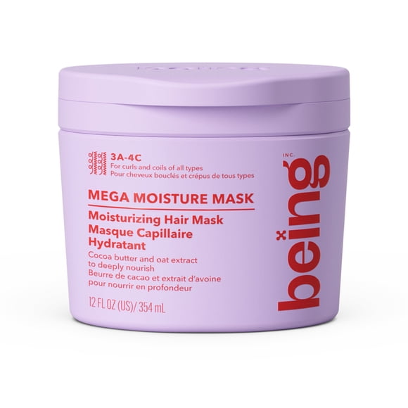 being MEGA MOISTURE Moisturizing with Coco Butter and Oat Extract Hair Mask 354mL