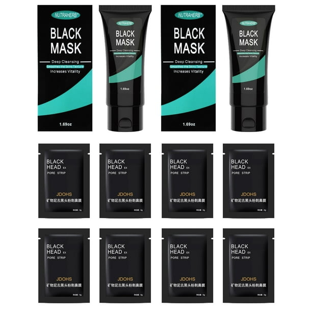 8 Blackhead Remover Strips (Pore Strips) 2 Charcoal Mask Peel Off