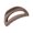 Coffee, variant on Stylish Silicone Hair Clip Large Capacity Holds Voluminous Locks Seamless Blending With Different Types