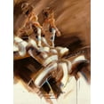 thumbnail image 2 of Meijering, Kitty 25x32 White Modern Wood Framed Museum Art Print Titled - Spirit of Dance, 2 of 4