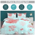 thumbnail image 2 of Marine Coral Bedding Set Couple Bedclothes Pillowcase Customized Home Textiles Bed Set for Bedroom Decoration, 2 of 6