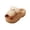 Khaki, variant on Toast Bread Slippers for Women, Cute Food Shaped Fuzzy House Shoes, Soft Plush Closed Toe Indoor Footwear, Fun Gift for Bread Lovers