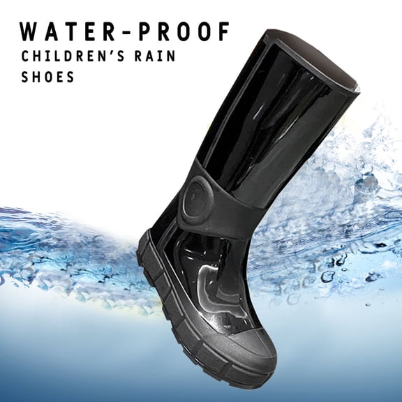 IUJSOY Tall Rain Boots Women Fashion Waterproof Rubber Boots for Women Platform Outdoor Garden Shoes