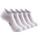 thumbnail image 1 of Xiao Hua 10 pares de calcetines invisibles para hombre, antideslizantes, de silicona, que absorben la humedad, de corte bajo, informales, blancos, 1 of 2