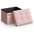 thumbnail image 1 of Otomana de almacenamiento SONGMICS MAZIE Collection Jelly Pink, 1 of 7
