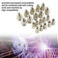 thumbnail image 4 of 20 Pcs pour P80 Découpe Plasma Torche Consommable Découpe 60A 80A Embout Électrode Buse 1.70 mm, 4 of 5