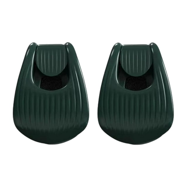 S SERENABLE 2 Pcs Clips pour Canne à Pêche Pinces Réglables Faciles à Ranger pour Hameçon Profond Usage Quotidien Vert