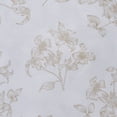 thumbnail image 5 of My Texas House Decorative Pillow, Floral Toile with Pleated Trim, White/Beige, 18 in x 18 in, 5 of 5