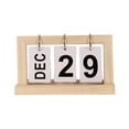 thumbnail image 1 of Calendario de escritorio Pantalla grande Accesorios de escritorio Accesorios de fotografía creativos Obras de arte Color madera claro, 1 of 9