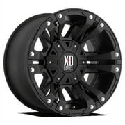 XD Series XD822 Monster II, 18x10 with 6 on 135 and 6 on 5.5 Bolt Pattern - Satin Black with Satin Black Accents-XD82281067724N Wheel Rim