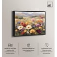 thumbnail image 2 of Wildflower Whorl Canvas Print Farmhouse Art by Art Remedy, Black Frame, 45 x 36, 2 of 6