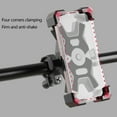 thumbnail image 5 of Secure Universal Bike Phone Mount - Shock Absorbing Handlebar Holder for Navigation and Music Control, 5 of 6