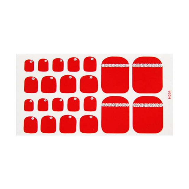 RYRDWP Foot Stickers Stickers Waterproof Foot Nail For Female DIY Nail Decoration