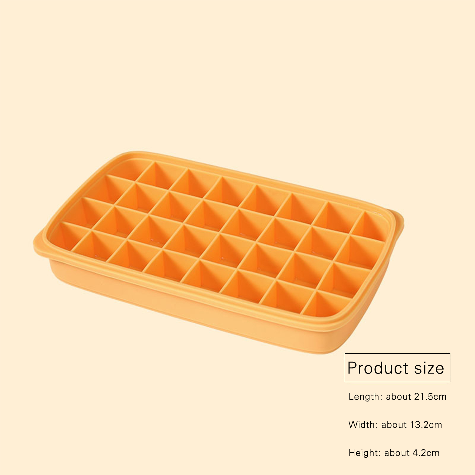 Buy 32 Cells Silicone Ice Cube Tray Soft Ice Ball Maker for Whiskey