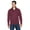 BURGUNDY HEATHER, variant on Devon & Jones Adult Bristol Sweater Fleece Quarter-Zip - DG792