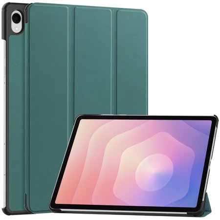 DWaybox Smart Case for Samsung Galaxy Tab S11 Ultra 14.6" 2025 Model SM-X930/X936B – Slim Folio Cover with Auto Wake/Sleep, Adjustable Kickstand, Shockproof Lightweight Hard Shell -Dark Green