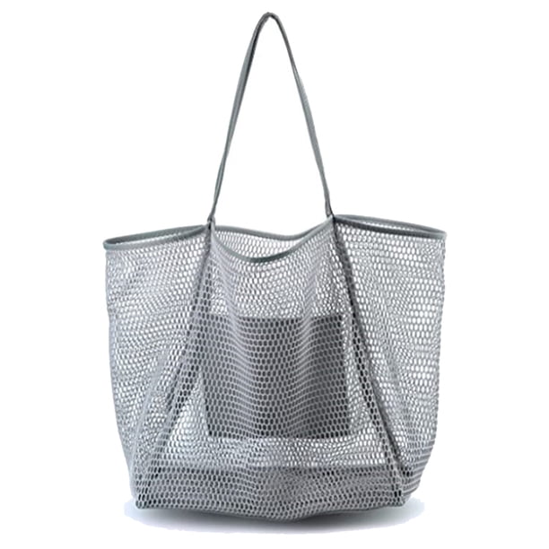 La bolsa de asas de la malla de la playa, la bolsa de asas casual la bolsa de hombro del día de fiesta de la comida campestre de la playa MFZFUKR BST3005131-3